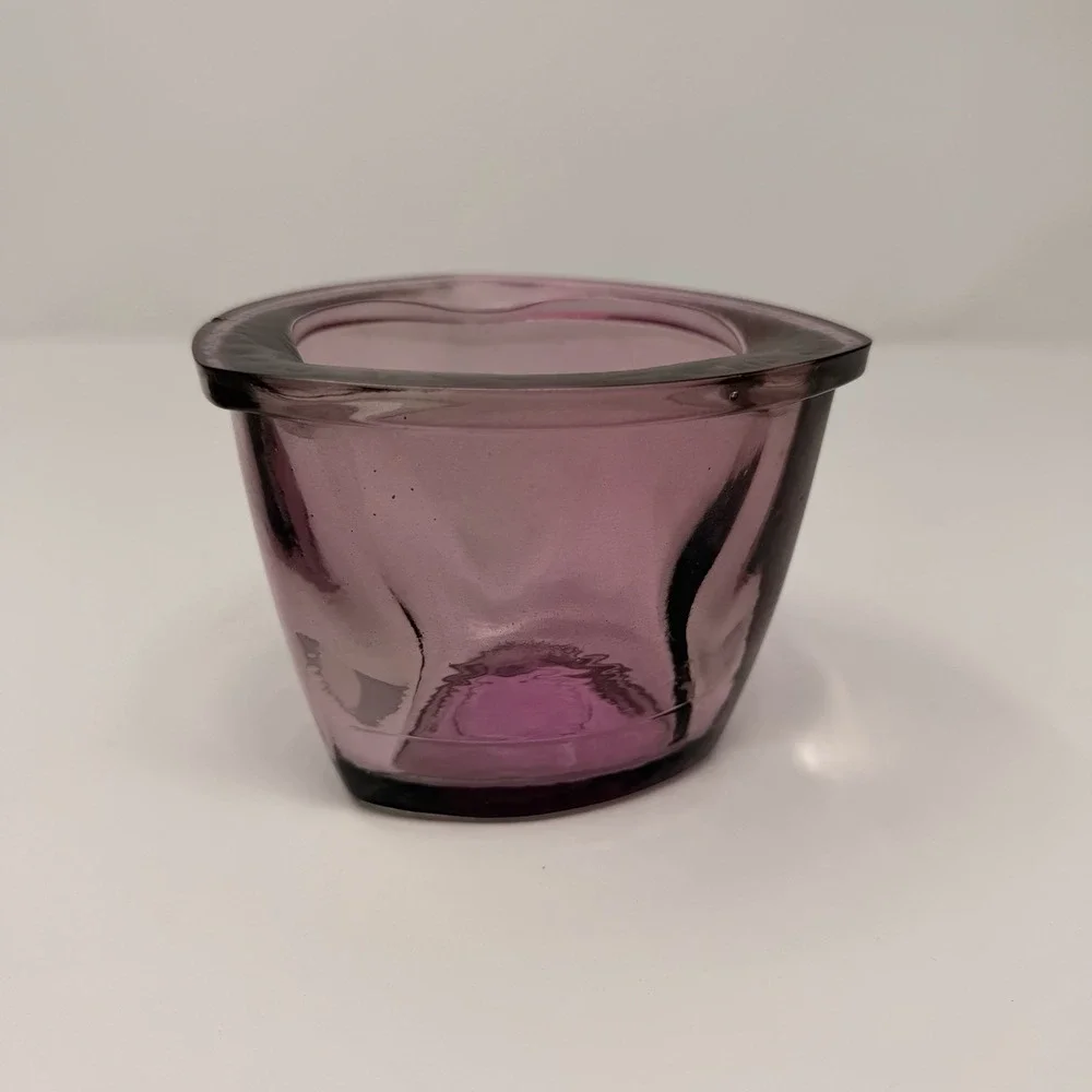 Vtg Vidrios San Miguel Spain Amethyst‎ Recycled Decorative Glass 3.75